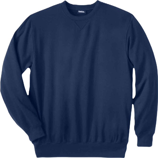 Big & Tall Ultra-Light Comfort Fleece Crewneck Sweatshirt