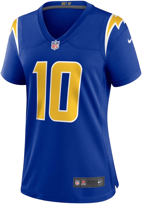 Women's Justin Herbert Los Angeles Chargers Alternate Game Jersey