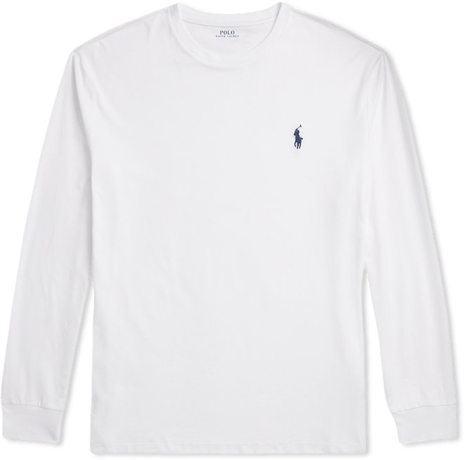 Tシャツ・カットソー Ralph Lauren DRESS SHIRT LONG SLEEVE (712 968978 001 TRUE) Polo Ralph Lauren Men's Classic-Fit Jersey Long-Sleeve T