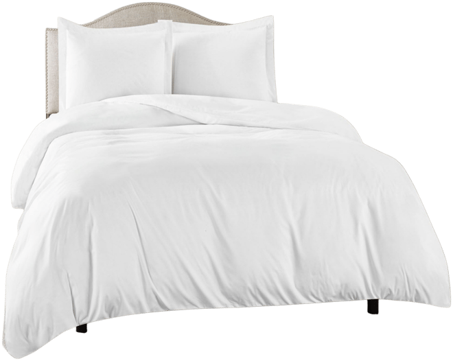 Neslt Super Soft Double Brushed Microfiber 3 Pc. Duvet Cover Set, Queen