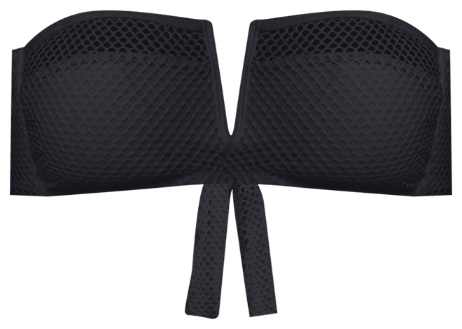 Women's Sea Crochet V-Wire Bandeau Bikini Top