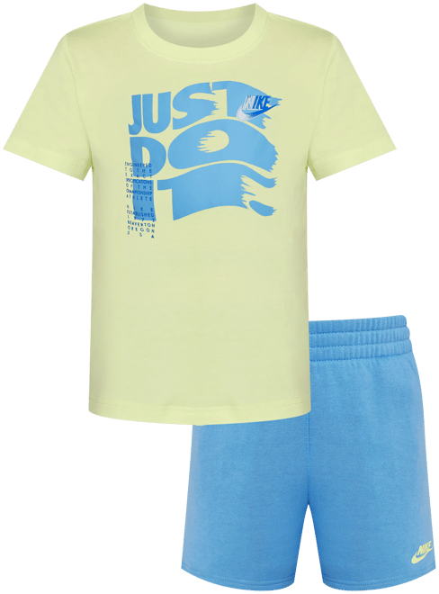 Nike Sportswear Little Kids' On the Move 2-Piece French Terry Shorts Set