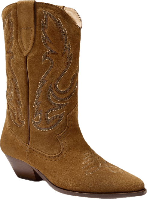 Sepia Embroidered Duerto Boots Isabel Marant