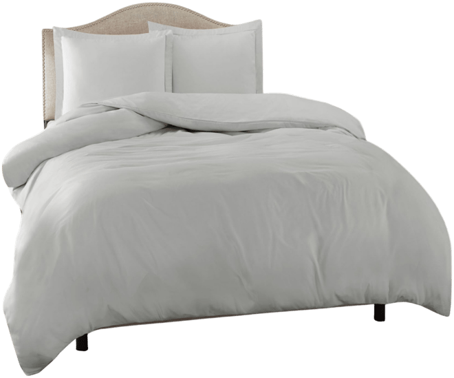 Neslt Super Soft Double Brushed Microfiber 3 Pc. Duvet Cover Set, Queen