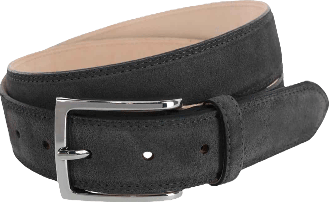 Men's Armando Italian Suede 35mm Feathered Edge Belt