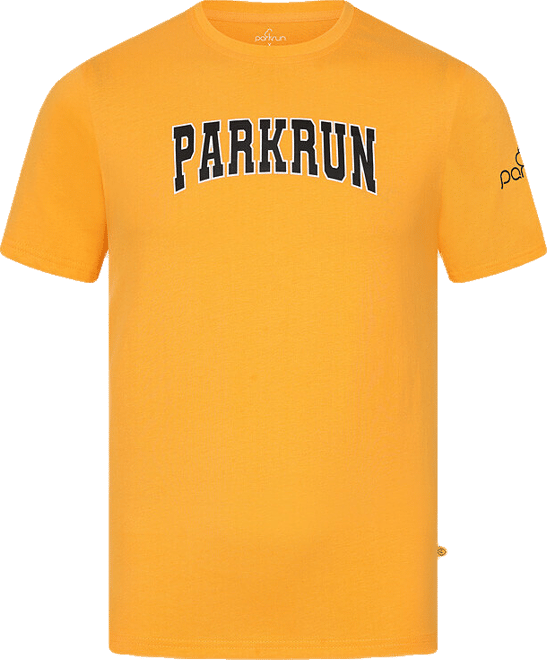 parkrun Men's Apricot Collegiate T-Shirt