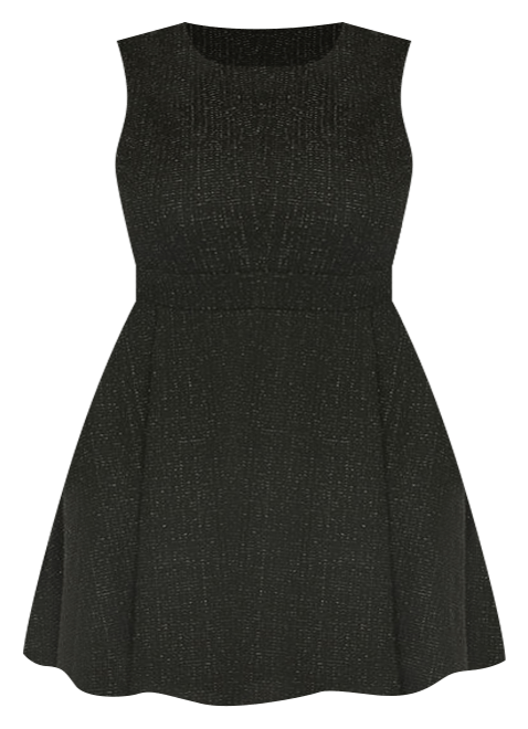 White Mark Womens Plus Round Neck Sleeveless Fit + Flare Dress - JCPenney