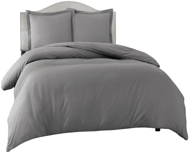 Neslt Super Soft Double Brushed Microfiber 3 Pc. Duvet Cover Set, California King