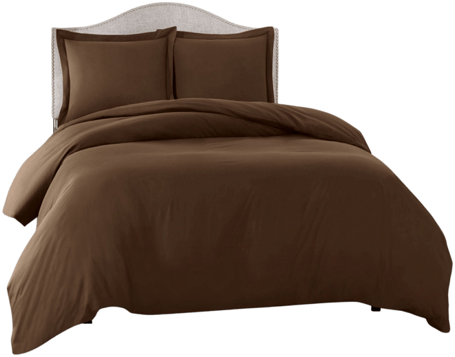 Neslt Super Soft Double Brushed Microfiber 3 Pc. Duvet Cover Set, King