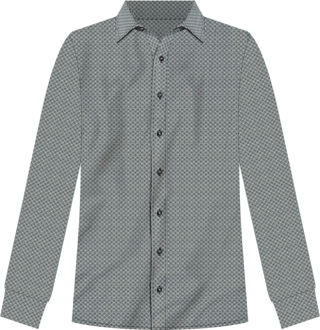 Men's Modern-Fit Floral Mosaic Dress Shirt