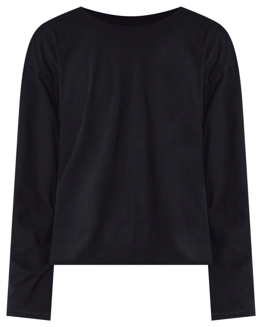 Long Sleeve Tee - Washed Black | mnml