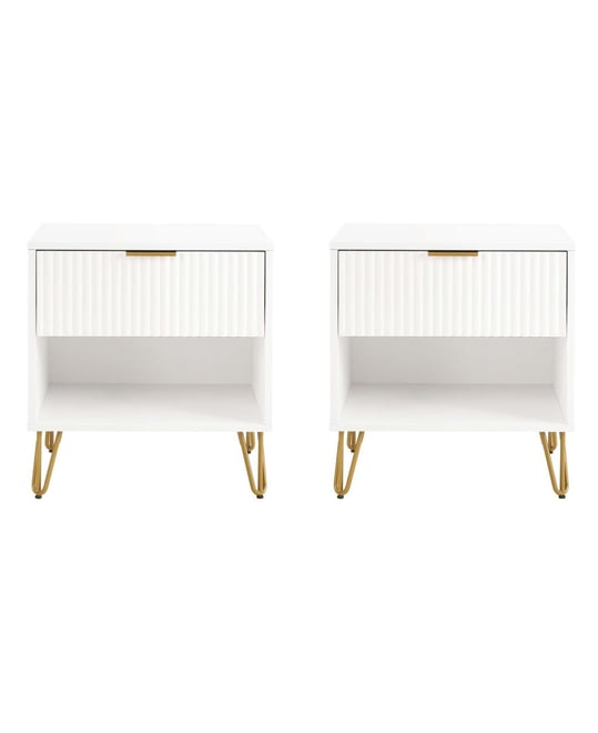 Dumbo 2-Piece 1-Drawer Modern Nightstand Set