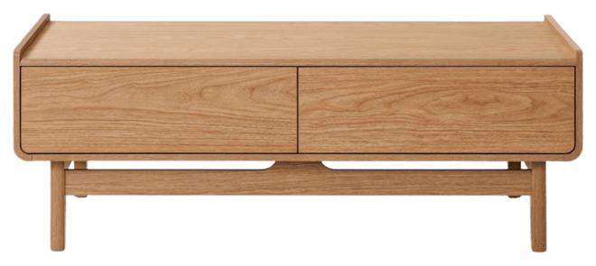 Summer Oak Engineered Wood Coffee Table with Storage