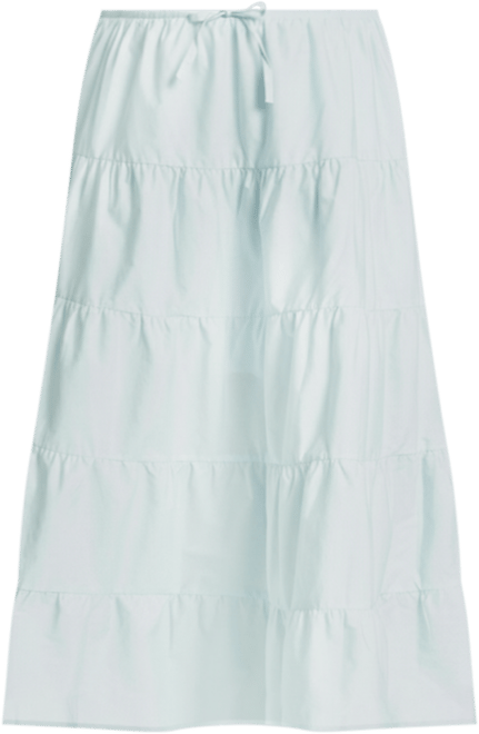 Women's Plus Size Tiered Maxi Skirt