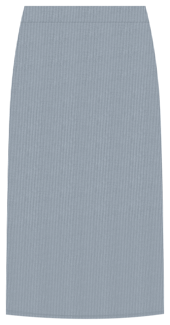 Plus Size Ribbed Knit Maxi Skirt