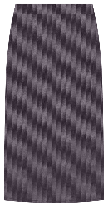 Plus Size Ribbed Knit Maxi Skirt