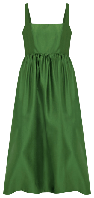 Green Dupioni Esme Dress