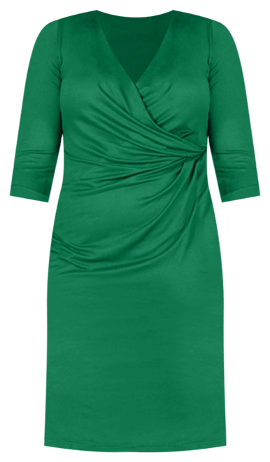 Plus Size Wrap Dress