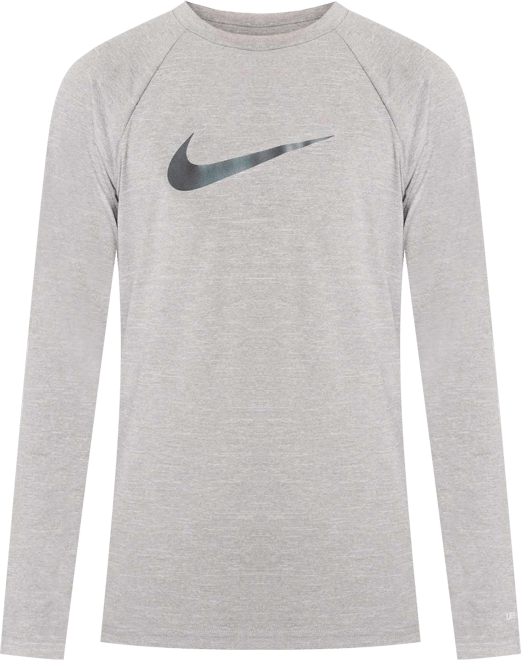 Nike Heather Camiseta de natación Hydroguard de manga larga para niño talla grande