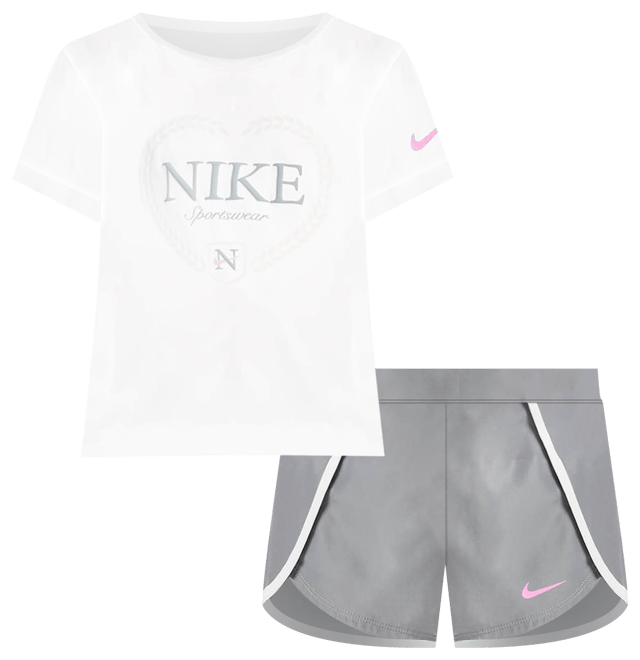 Nike Dri-FIT Game, Swoosh, Match! Toddler 2-Piece Solid Set