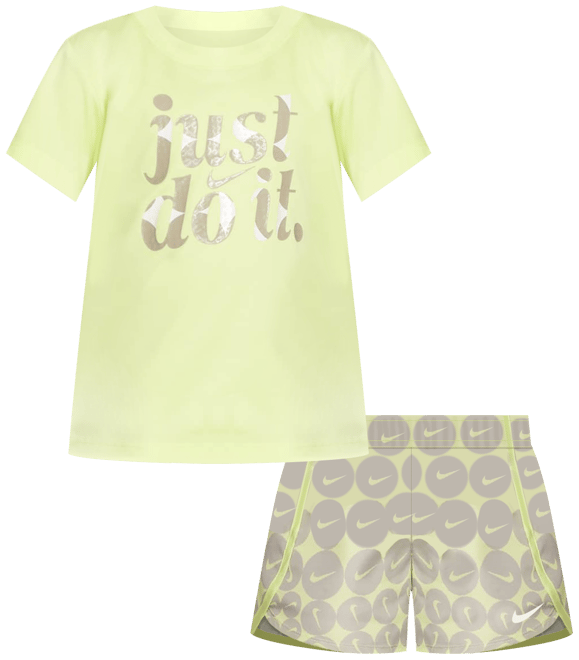 Nike Dri-FIT Essentials Little Kids' 2-Piece Printed Sprinter Set