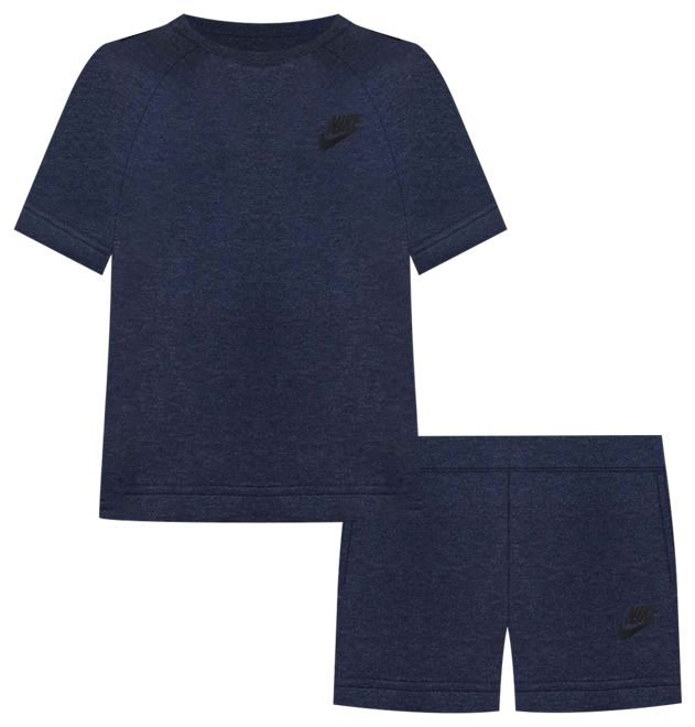 Nike Toddler Tech Fleece Tee and Shorts Set
