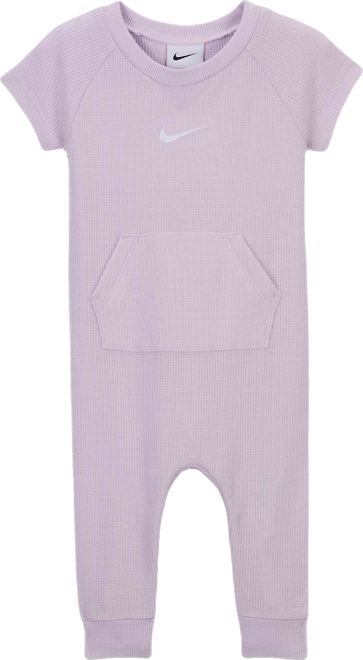 Nike Essentials Baby (0-9M) Short Sleeve Waffle Knit Coverall