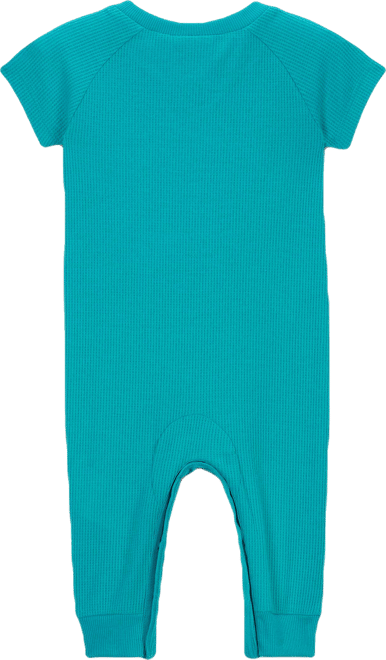 Nike Essentials Baby (0-9M) Short Sleeve Waffle Knit Coverall