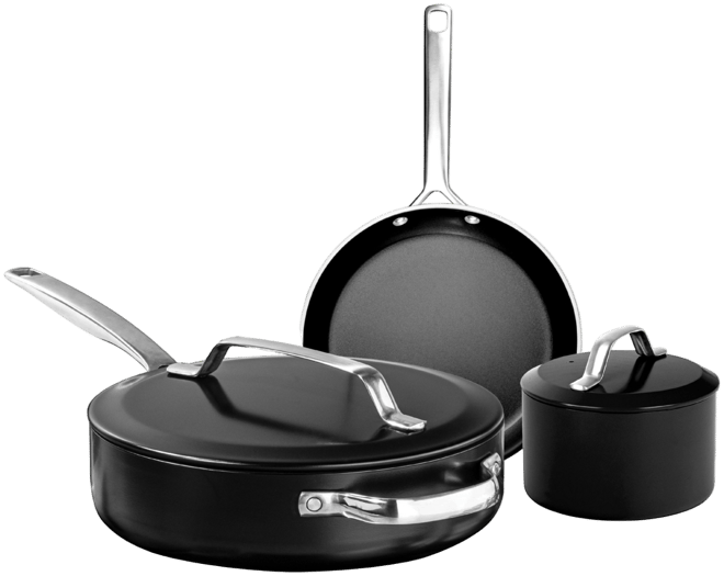Modern 5-Piece Ultra Performance Ceramic Nonstick Cookware Set