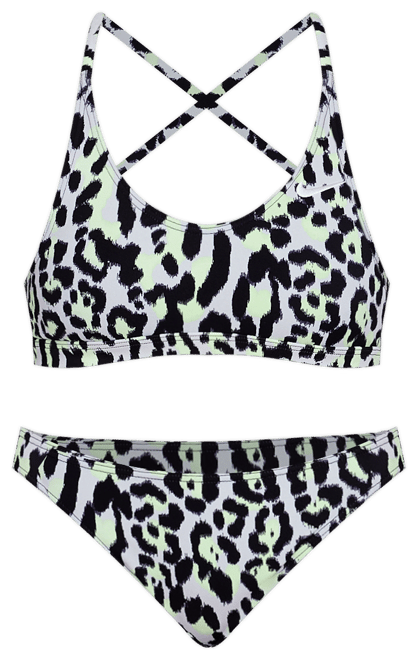 Nike Swim Conjunto de bikini con cordones para niña talla grande