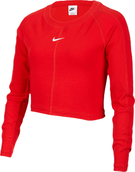 Nike Sportswear Camisola recortada de manga comprida para rapariga