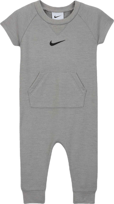 Nike Essentials Baby (0-9M) Short Sleeve Waffle Knit Coverall