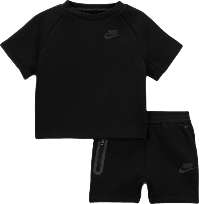 Nike Baby Tech Fleece T-Shirt and Shorts Set