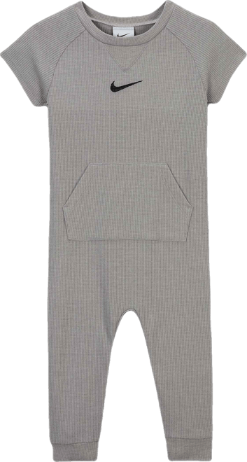 Nike Essentials Baby (0-9M) Short Sleeve Waffle Knit Coverall