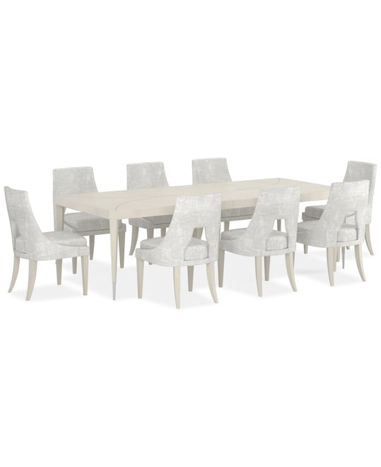 Mezzanine 9-Pc. Dining Set (Rectangular Table & 8 Side Chairs)