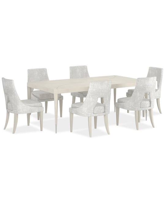 Mezzanine 7-Pc. Dining Set (Rectangular Table & 6 Side Chairs)