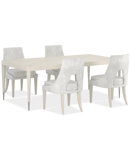 Mezzanine 5-Pc. Dining Set (Rectangular Table & 4 Side Chairs)