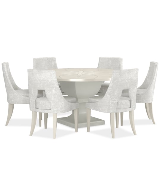 Mezzanine 7-Pc. Dining Set (Round Table & 6 Side Chairs)
