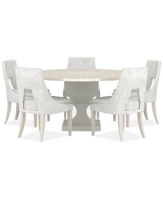 Mezzanine 6-Pc. Dining Set (Round Table & 5 Side Chairs)
