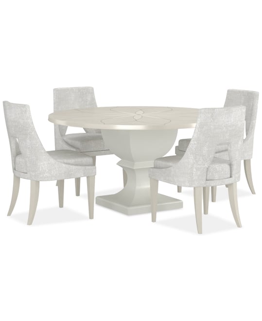 Mezzanine 5-Pc. Dining Set (Round Table & 4 Side Chairs)