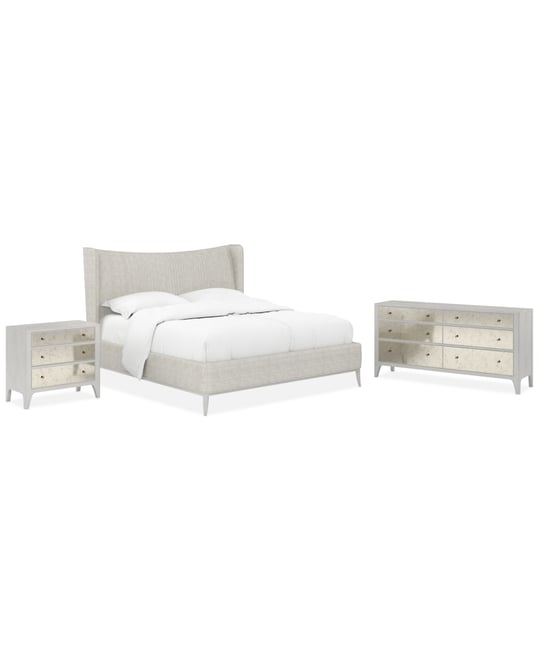 Mezzanine 3-Pc. Bedroom Set (King Bed, Dresser & Nightstand)