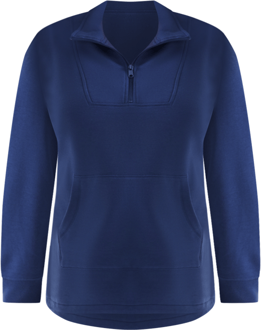 Plus Size Quarter-Zip Top, Exclusively at Macy's