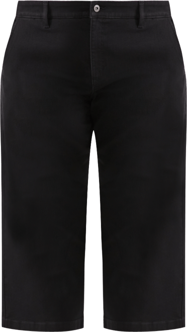 Plus Size Wide-Leg Cropped Jeans, Exclusively at Macy's