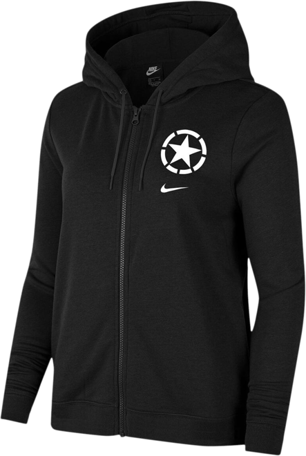 Women's Black Army Black Knights 2024 Rivalry Collection Tri-Blend Full-Zip Hoodie