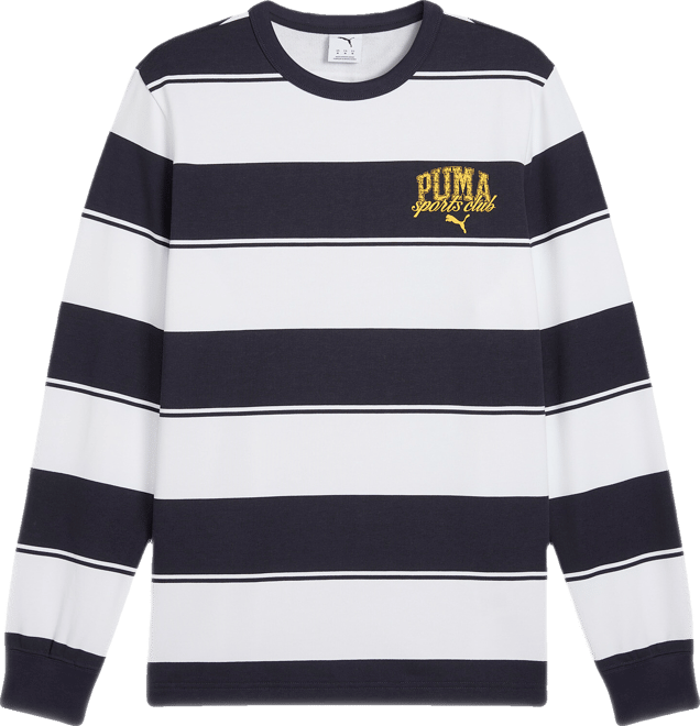 PUMA Class Pack Men's Striped Crew Sweatshirt