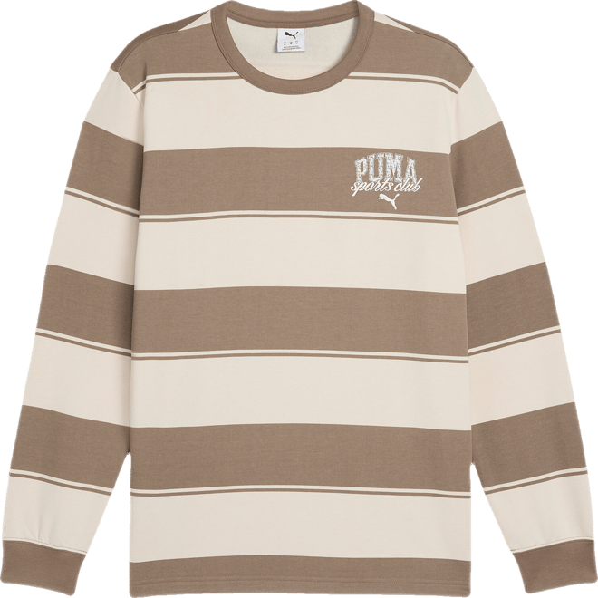 PUMA Class Pack Men's Striped Crew Sweatshirt