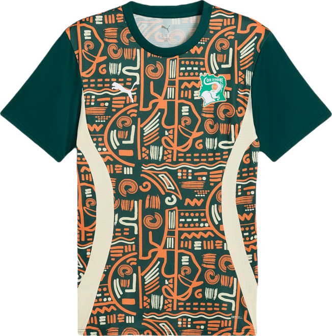 PUMA Ivory Coast 2025 Men's Pre-Match Soccer Jersey