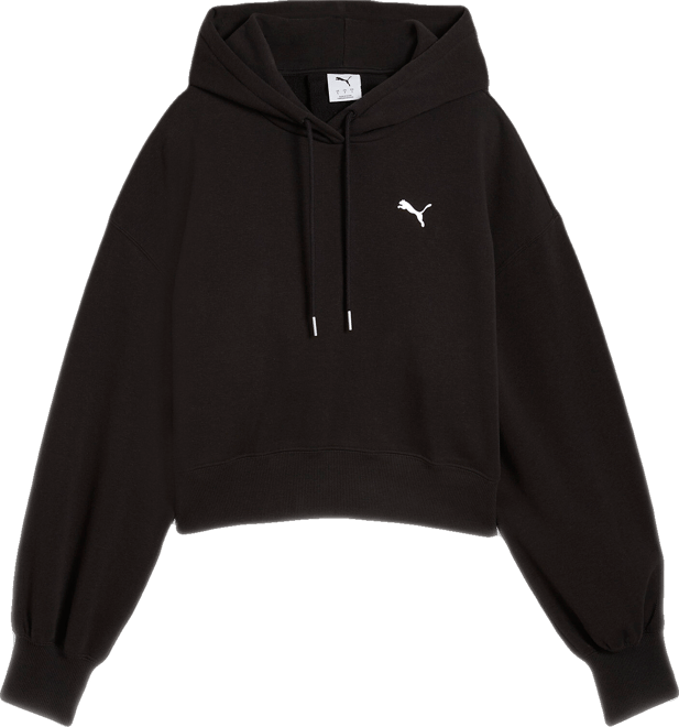 PUMA Wardrobe Essentials Women's Relaxed Cropped Hoodie