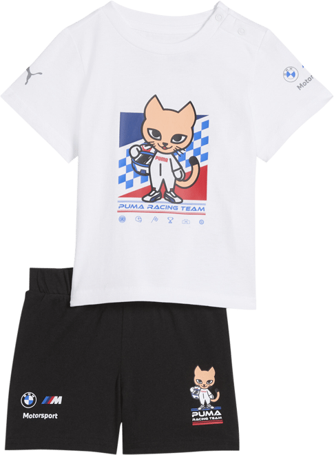 PUMA 2-Piece BMW M Motorsport Toddlers' Short Sleeves Set