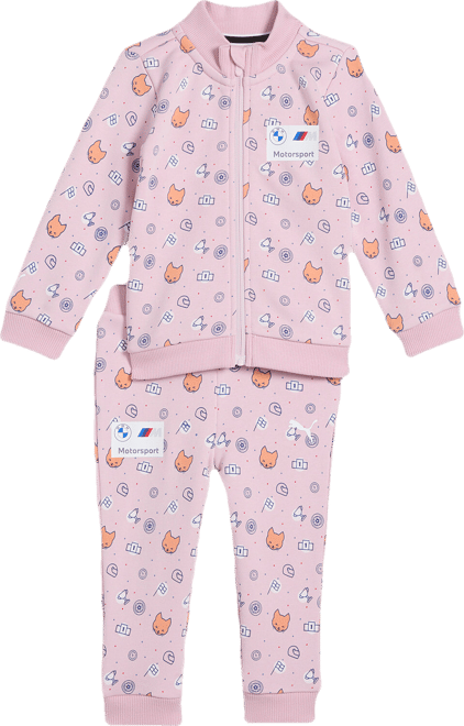 PUMA 2-Piece BMW M Motorsport Toddlers' All-Over Print Long Sleeve Set